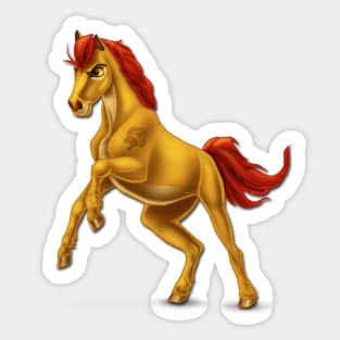 Lion King Horse Sticker